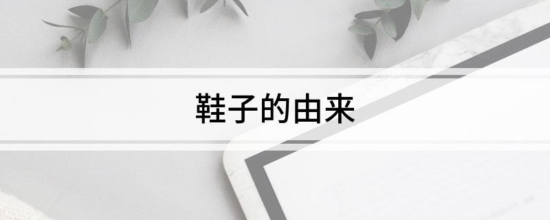 九游app入口：鞋子的由来