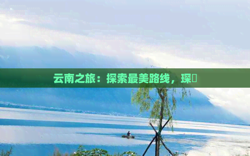 云南要坐什么去旅游更好(图4)