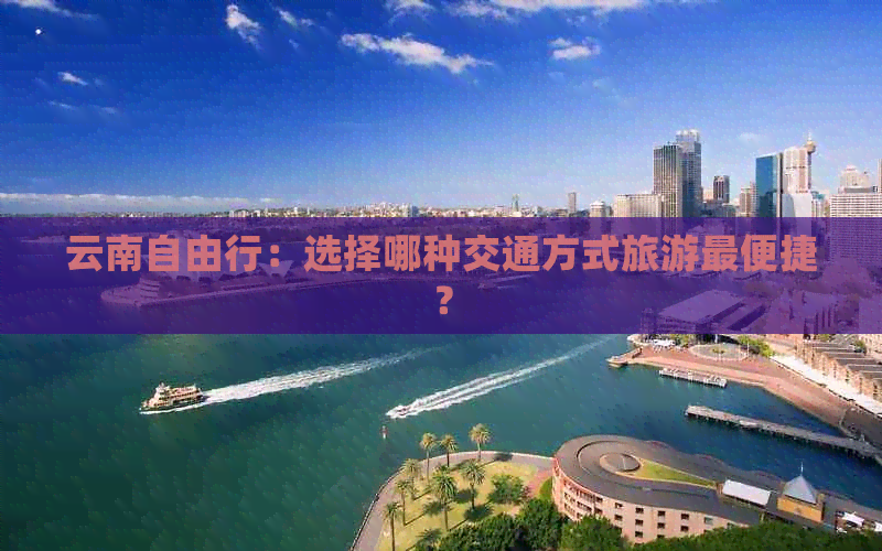 云南要坐什么去旅游更好(图7)
