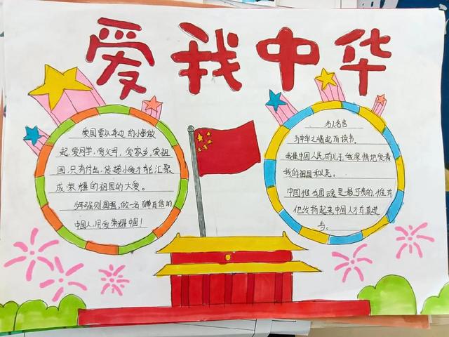九游体育：爱祖国兴中华手抄报(图2)