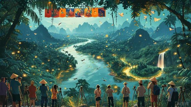 九游app：中国最会玩光的省把“萤火虫”藏进了恒温20℃的溶洞里(图5)