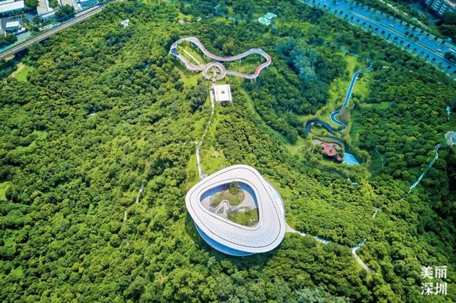 九游app入口：光明科学公园内目前体量最大的新盘、科学公园头排满京华狮山项目(图16)