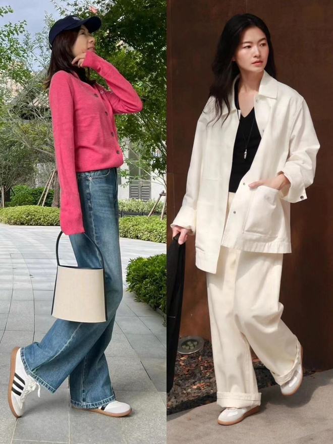 去杭州才发现：今年不兴运动鞋了满街都在穿“德训鞋”特洋气(图9)