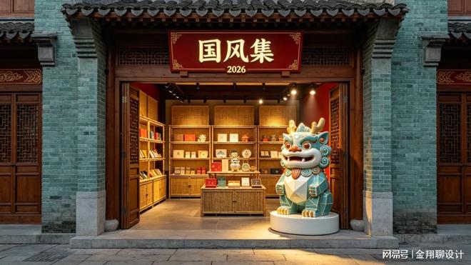 2026实体店设计趋势：简约高级、国潮质感、IP场景化(图2)