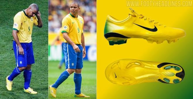 足球装备网：耐克将复刻大罗06世界杯“R9”限定球鞋底板采用最新技术(图1)