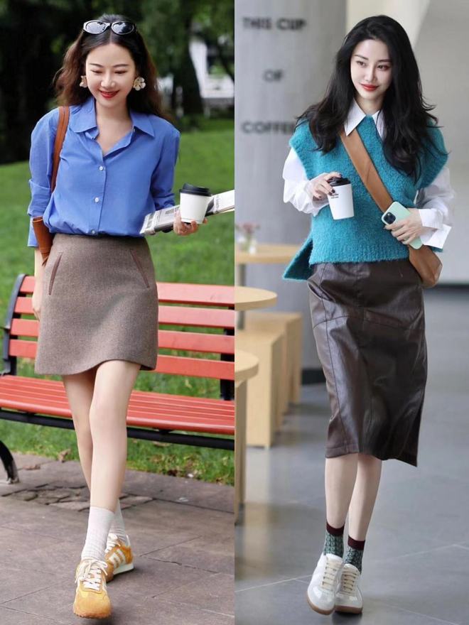 立秋后才发现：马丁靴不兴了！满大街都是“德训鞋”舒适又时髦(图3)