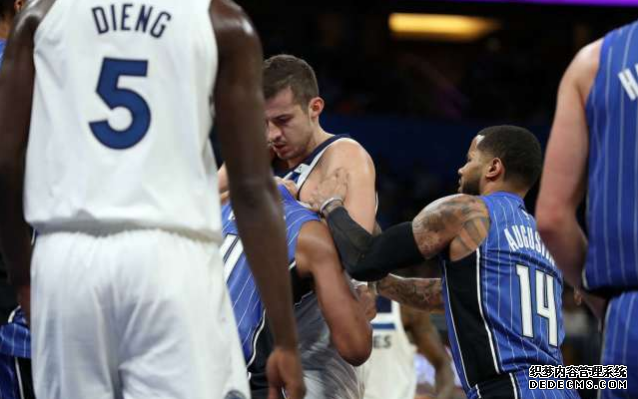 NBA赛场再次发生斗殴 别利察和阿弗拉罗激烈冲突(图1)