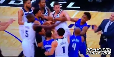 NBA赛场再次发生斗殴 别利察和阿弗拉罗激烈冲突(图3)