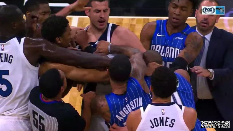 NBA赛场再次发生斗殴 别利察和阿弗拉罗激烈冲突(图6)